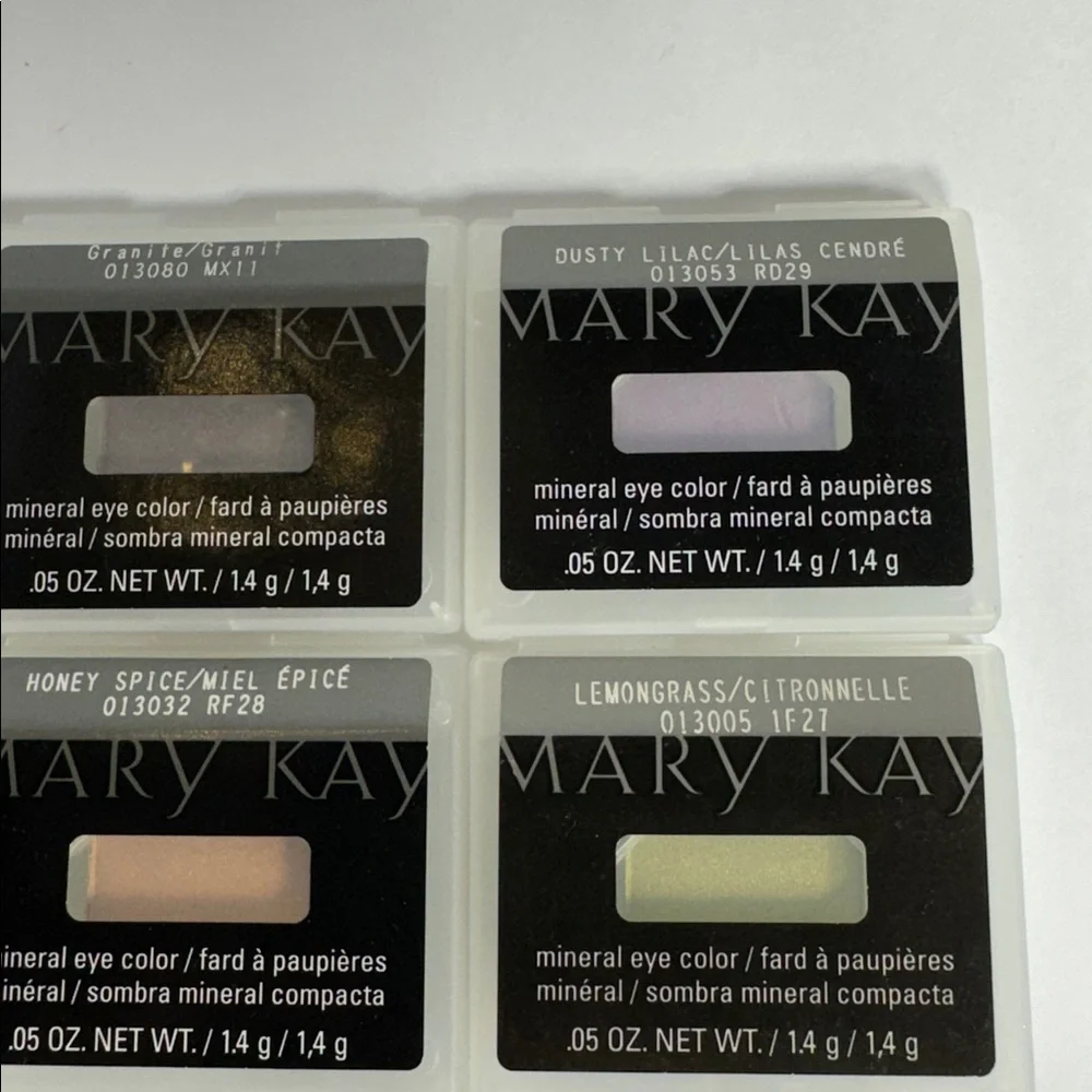 Mary Kay Mineral Eye Color Collection .05 oz/1.4g Lot of 7 Shades
